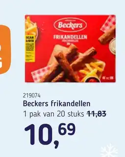 Van Hoeckel Beckers frikandellen aanbieding