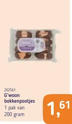 Van Hoeckel G'woon bokkenpootjes aanbieding