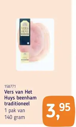 Van Hoeckel Vers van Het Huys beenham traditioneel aanbieding