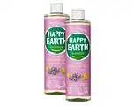De Online Drogist Happy Earth 100% Natural Shower Gel Lavender Ylang Duoverpakking aanbieding