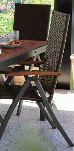 Lidl Livarno 2 Verstelbare tuinstoelen Valencia aanbieding