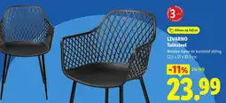Lidl Livarno Tuinstoel aanbieding