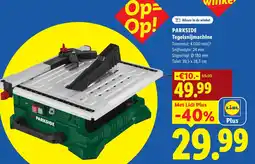 Lidl Parkside Tegelsnijmachine aanbieding
