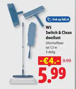 Lidl W5 Switch & Clean dweilset aanbieding