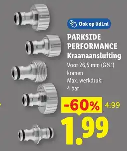 Lidl Performance kraanaansluiting aanbieding