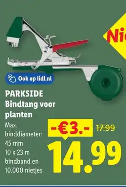Lidl Parkside Bindtang voor planten aanbieding