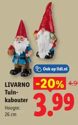 Lidl Livarno Tuin- kabouter aanbieding