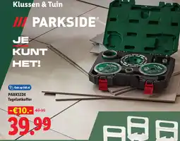 Lidl Parkside Tegelzetkoffer aanbieding