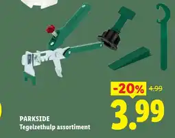 Lidl Parkside tegelzethulp assortiment aanbieding