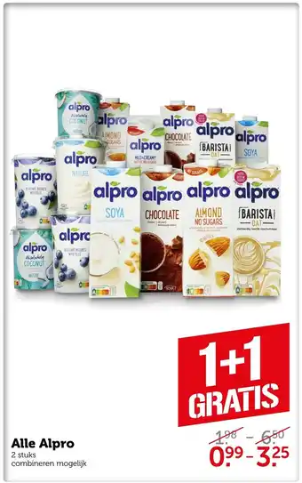 Coop Alle Alpro 2 stuks combineren mogelijk aanbieding