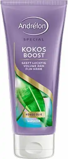 Bol.com Andrélon Kokos Boost - 180 ml - Haarmasker aanbieding