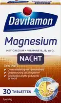 Bol.com Davitamon Magnesium Tabletten - Goede Nachtrust - Magnesium - 30 stuks - Voedingssupplement aanbieding
