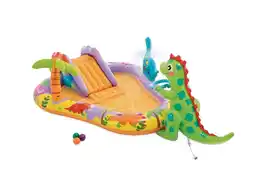 Lidl INTEX Zwembad met glijbaan Dino Park aanbieding