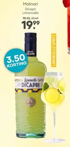 Mitra Molinari Dicapri Limoncello aanbieding