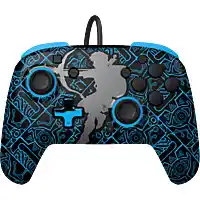 Bol.com PDP Rematch Glow - Gaming Controller - Jack - Geschikt voor Nintendo Switch - Zelda Sheikah Shoot aanbieding