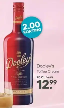 Mitra Dooley's Toffee Cream aanbieding