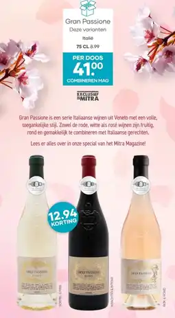Mitra Gran Passione aanbieding