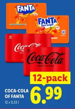 Lidl Coca-Cola of Fanta aanbieding