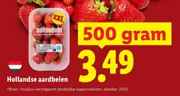 Lidl Hollandse aardbeien aanbieding