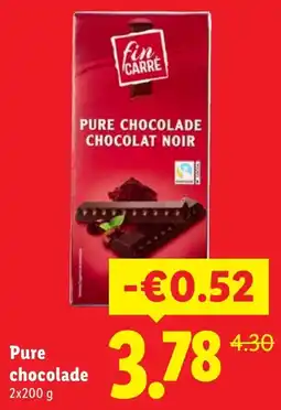 Lidl Pure Chocolade aanbieding