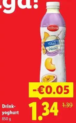 Lidl Drinkyoghurt aanbieding