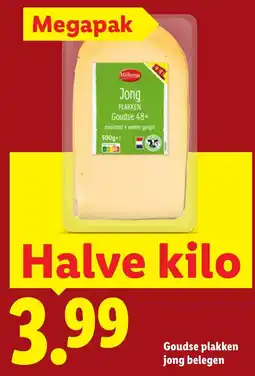 Lidl Goudse plakken jong belegen aanbieding