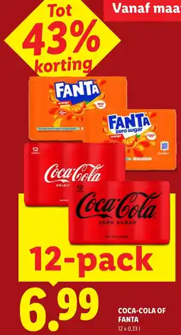 Lidl Coca-cola of fanta aanbieding