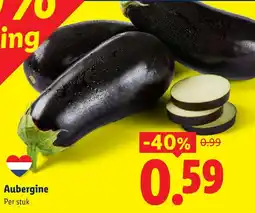 Lidl Aubergine aanbieding