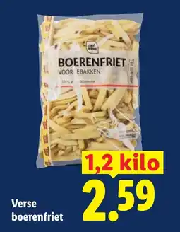 Lidl Verse boerenfriet aanbieding