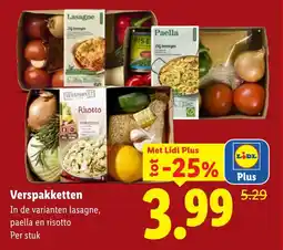 Lidl Verspakketten aanbieding
