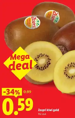Lidl Zespri kiwi gold aanbieding