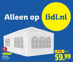 Lidl Livarno xl partytent aanbieding
