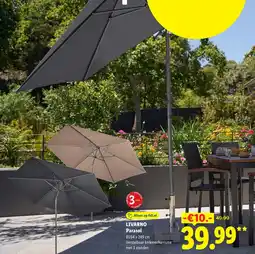 Lidl Livarno Parasol aanbieding