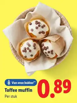 Lidl Toffee muffin aanbieding