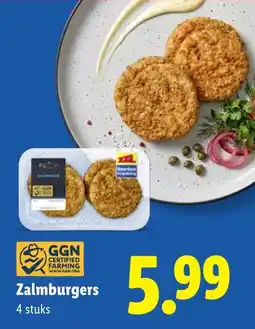 Lidl Zalmburgers aanbieding