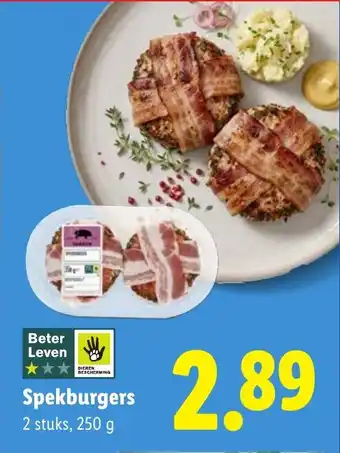 Lidl Spekburgers aanbieding
