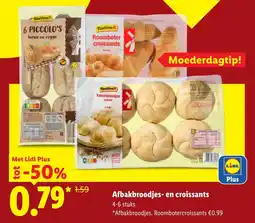 Lidl Afbakbroodjes en Croissants aanbieding
