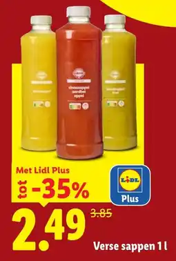 Lidl Verse Sappen aanbieding