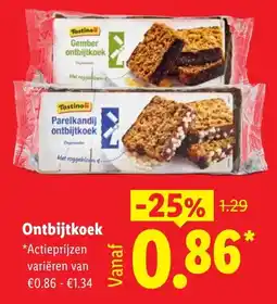 Lidl Ontbijtkoek aanbieding