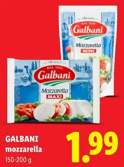 Lidl Galbani Mozzarella aanbieding