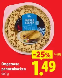 Lidl Ongezoete Pannenkoeken aanbieding