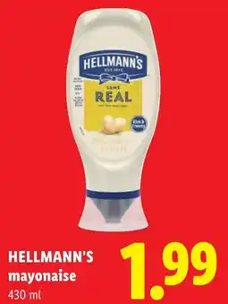 Lidl Hellmann's Mayonaise aanbieding