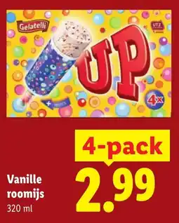 Lidl Vanille Roomijs aanbieding