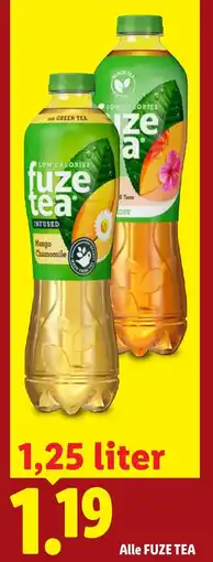 Lidl Alle Fuze Tea aanbieding