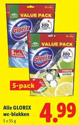 Lidl Alle Glorix WC Blokken aanbieding