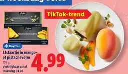 Lidl IJstaartje in Mango of Pistachevorm aanbieding