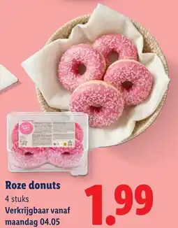Lidl Roze Donuts aanbieding