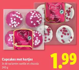 Lidl Cupcakes met Hartjes aanbieding