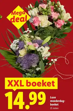 Lidl Luxe Moederdag Boeket aanbieding