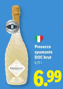 Lidl Prosecco Spumante DOC brut aanbieding